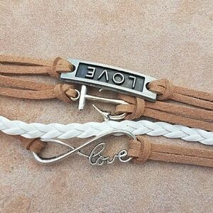 Love braided bracelet brand new